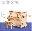 Lobbes speelgoed bv houten bouwpakket wind up piano