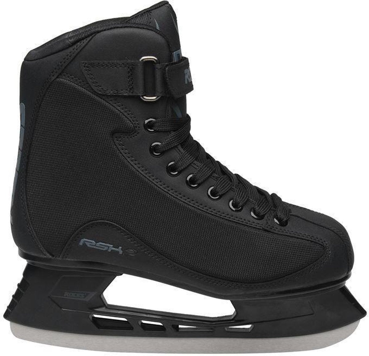 Roces – RSK 2 – Eishockey-Schlittschuhe – Schlittschuhe Herren – Schwarz – stabile Konstruktion aus Edelstahl und Eisen – Größe EU 42