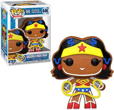 DC Comics Funko Wonder Woman – Feiertag 2022 Pop! Helden Wonder Woman 9 cm Sammelfigur – mehrfarbig