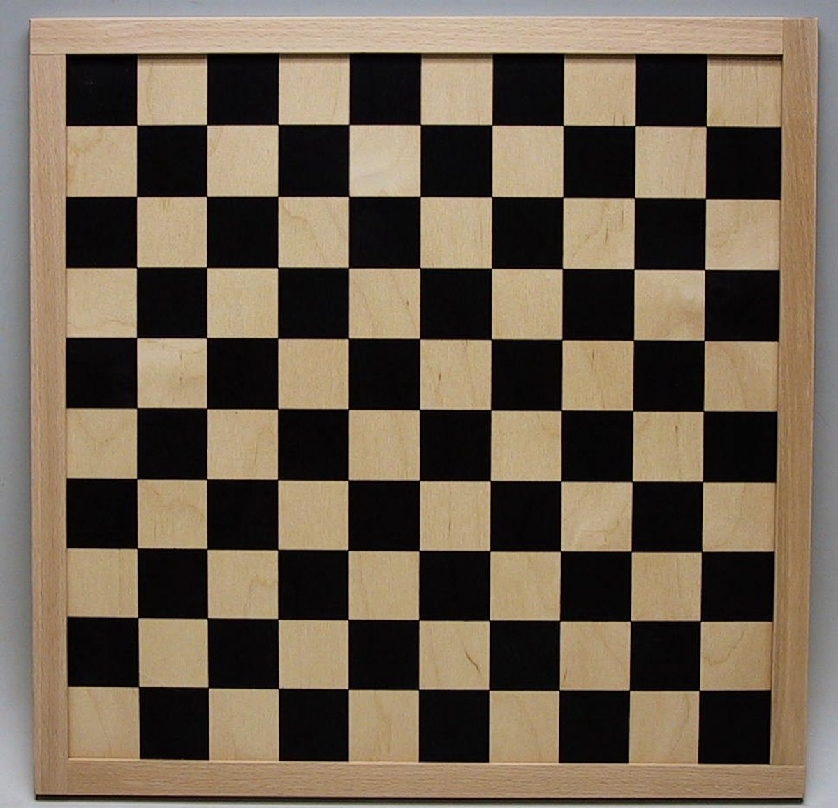 Hot games schaak dambord blank zwart 40 cm