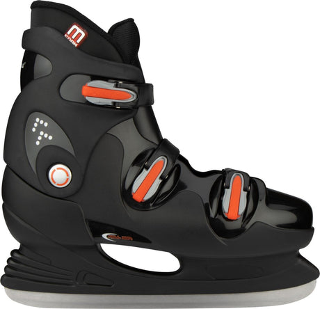 Nijdam ijshockeyschaatsen volwassenen - hardboot - zwart - maat 46