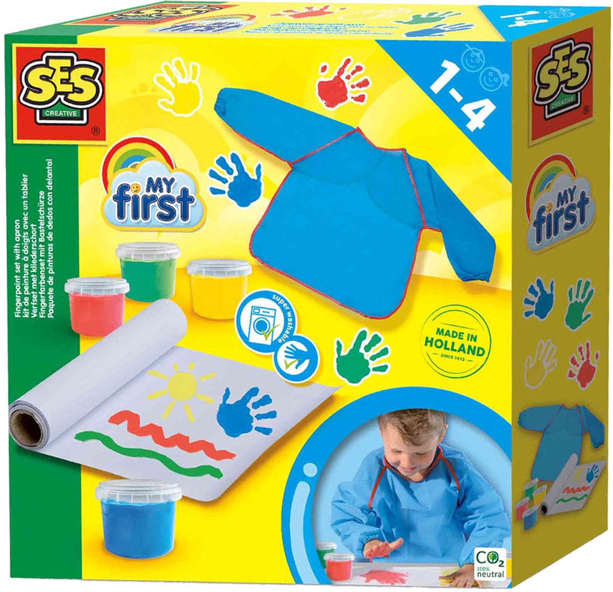 SES mein erstes - Lackeset mit Clocky -Schürze