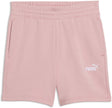 Puma ess klein Nr. 1 Logo 5'' High-Waist Shorts Tr(s) Damenhose – rosige Aussicht