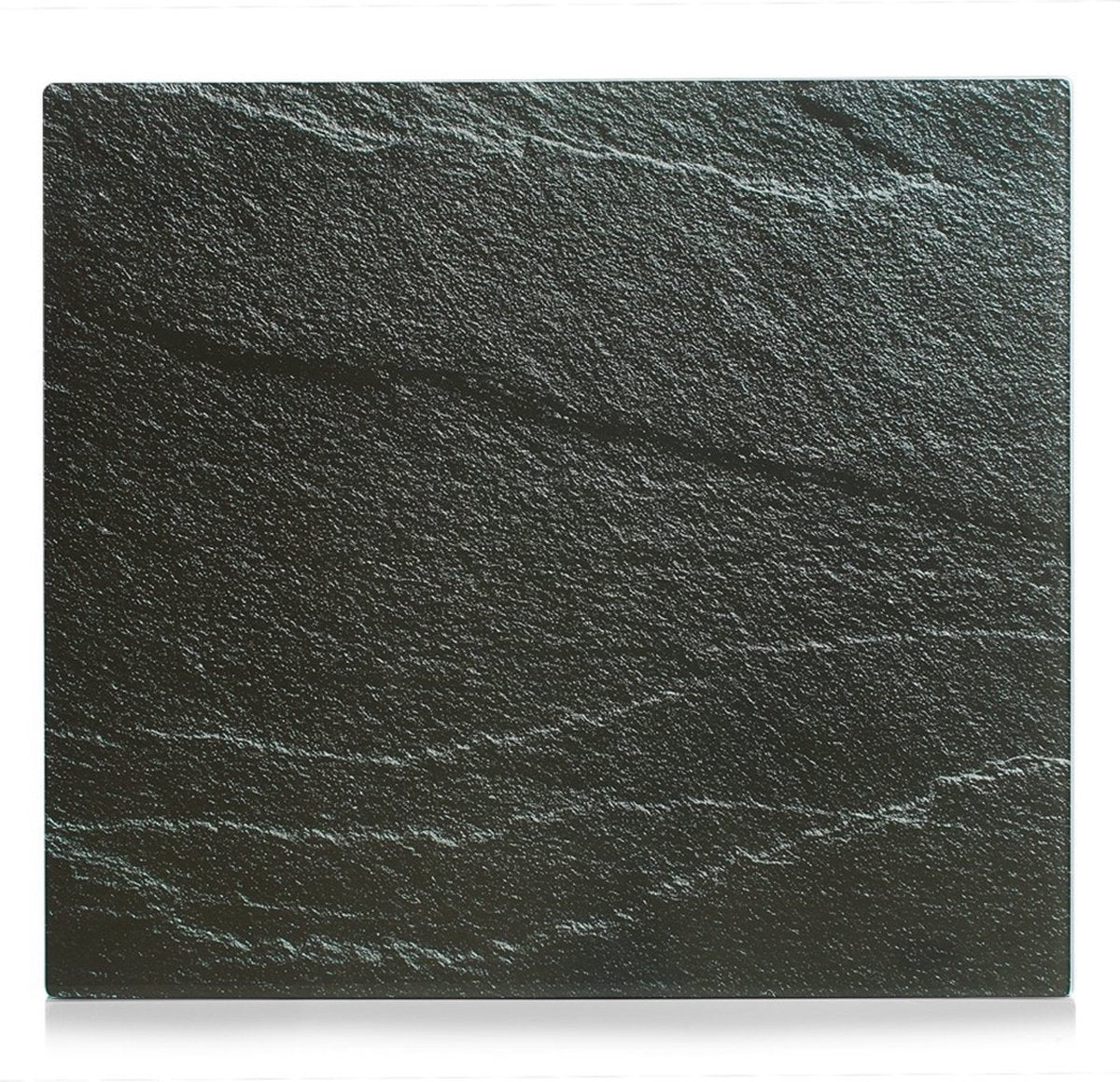 Zeller anthracite slate glazen beschermplaat voor fornuis - groot