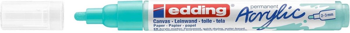 Edding Acrylmarker – mittlere Spitze – opulentes Türkis