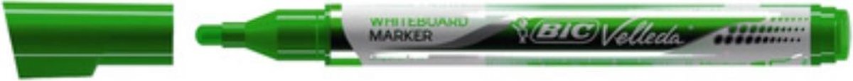 Bic velleda Whiteboard-Marker mit flüssiger Tinte, Tasche schwarz