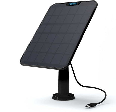 Reolink Überwachungskamera Solarpanel 2 – Schwarz – USB-C