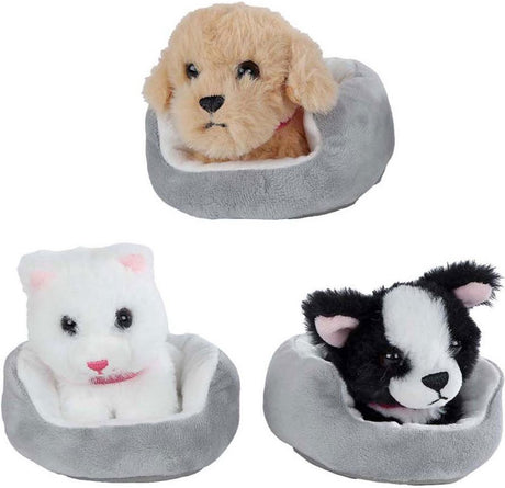 Bring mich mit nach Hause, Hund oder Katze im Korb 12 cm