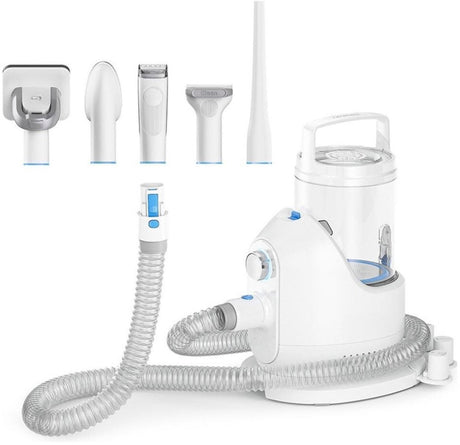 Neakasa Professionelle 5-in-1-Hundeschermaschine für dickes Fell – Tierschermaschine – Fellpflegeset für Hunde und Katzen – Haarentferner – saugendes Trimmen gleichzeitig – Komplettset