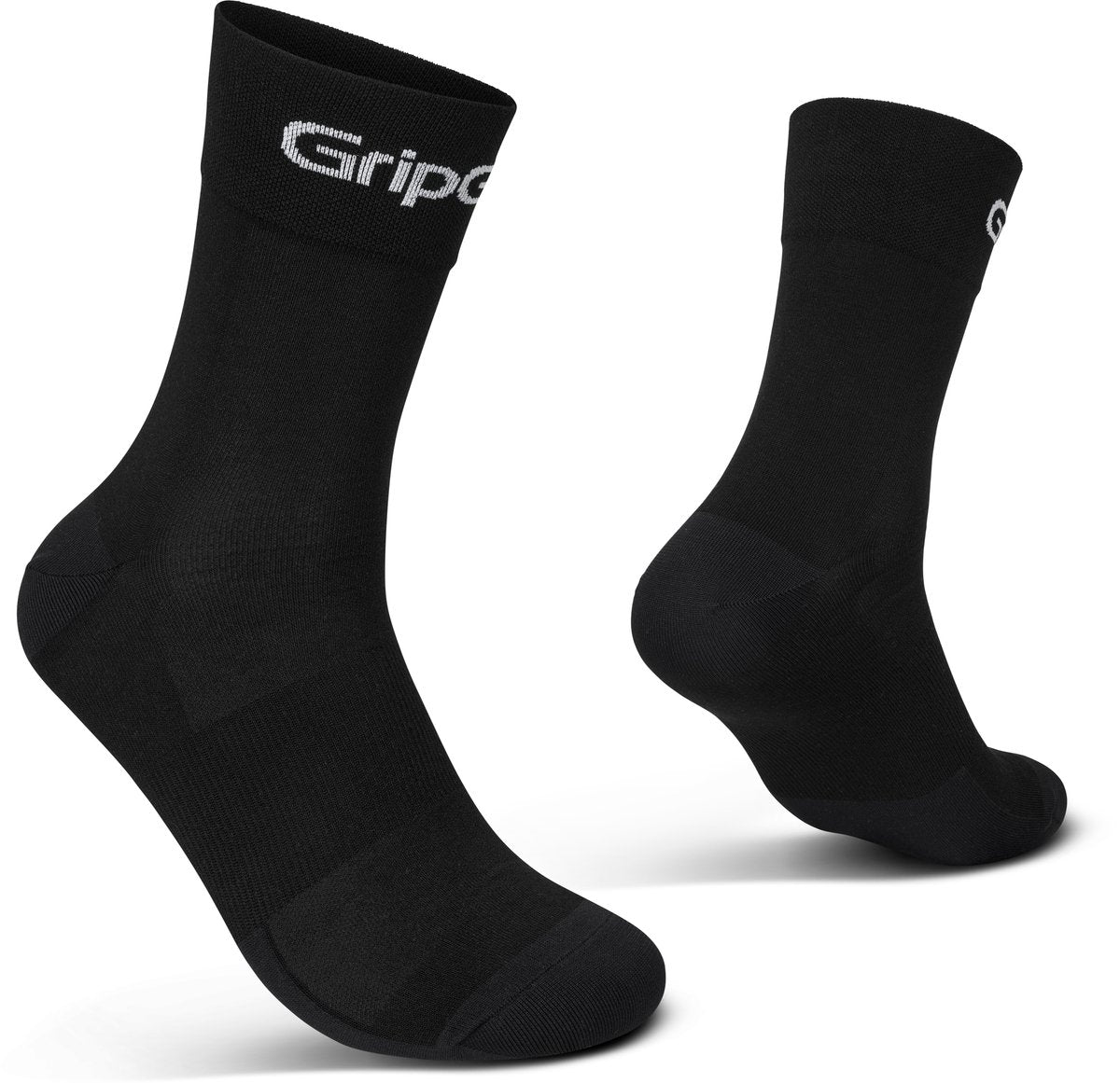 Gripgrab – Ride Regular Cut Sommer-Radsocken 1 Paar Radsport-Coolmax-Socken – Unisex – Schwarz