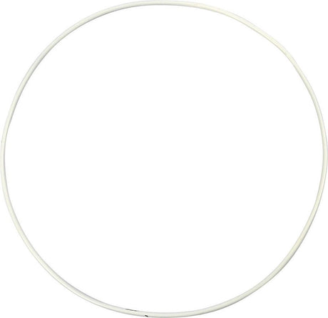 Kreativunternehmen https: www.cchobby.nl metalldrahtring-d-20-cm-dicke-3-mm-weiß-5-stück-1-box