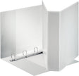 Esselte Standard-Panorama-Ringbinder A4 – 4-Ring – Rückenbreite 86 mm – Kapazität 600 Blatt – Weiß