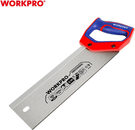 Workpro wp215014 verstekzaag 300 mm – met versterkte rug 65mn zaagblad