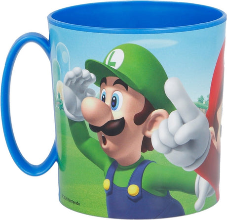 Stor Nintendo Super Mario Plastikbecher mit Mario Yoshi und Luigi