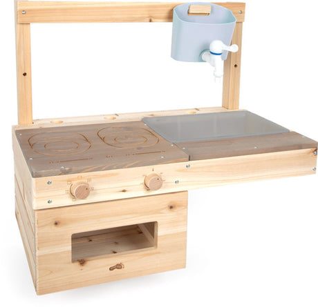 Small Foot Holz-Schlammküche, Outdoor-Spielküche für Kinder.
