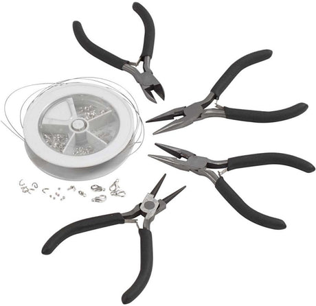Kreativunternehmen https: www.cchobby.nl Jewelry-making-kit-silvered-1-set