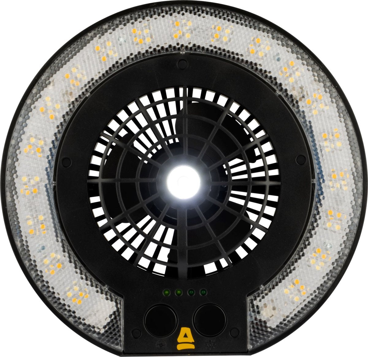 Abbey camp 3-in-1 led lamp met ventilator - monserrat-020 - zwart