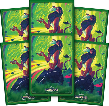 Disney Lorcana Kartenhüllen Narbe – Schutz für Sammelkarten, 65 Stück.