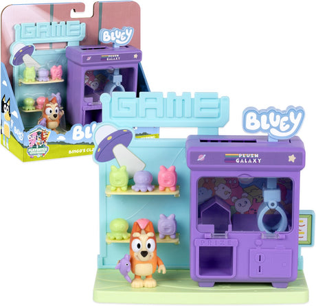 Moose toys bluey – bingo's grijpmachine mini speelset - incl. bingo speelfiguur
