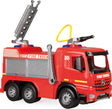 Lena brandweerwagen giga trucks junior 66 cm rood zilver