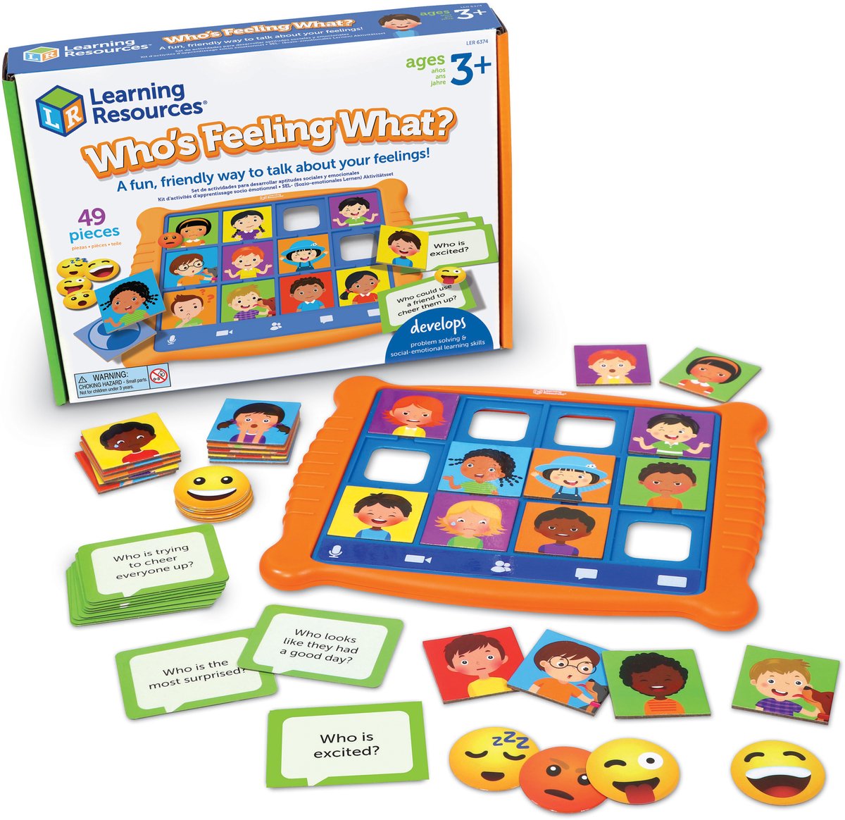 Learning resources wie voelt wat? - sociaal-emotioneel spel - engelstalig - 3+