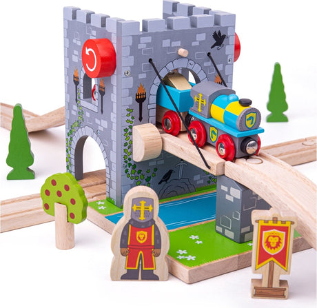 Bigjigs Holzschienen – Zugbrücke