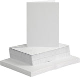 Kreativunternehmen https: www.cchobby.nl Cards-and-envelopes-size-card-10-5x15-cm-size-envelope-11-5x16-5-cm-120-240-wit-50-set-1-box
