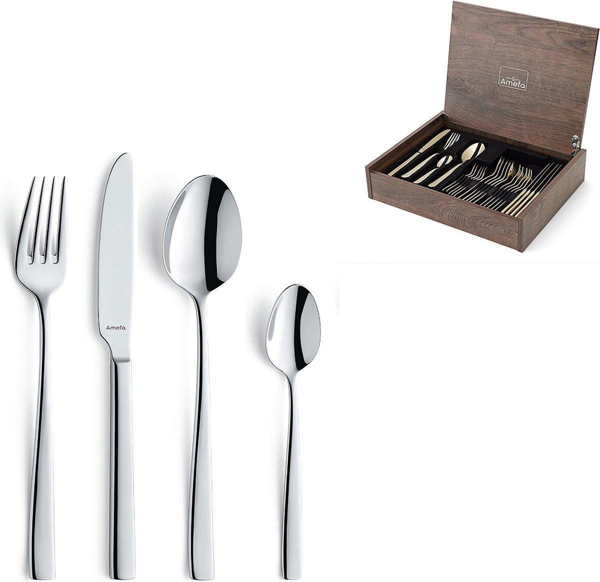 Amefa Besteckset 24-teilig Martin Luxus-Holzbox