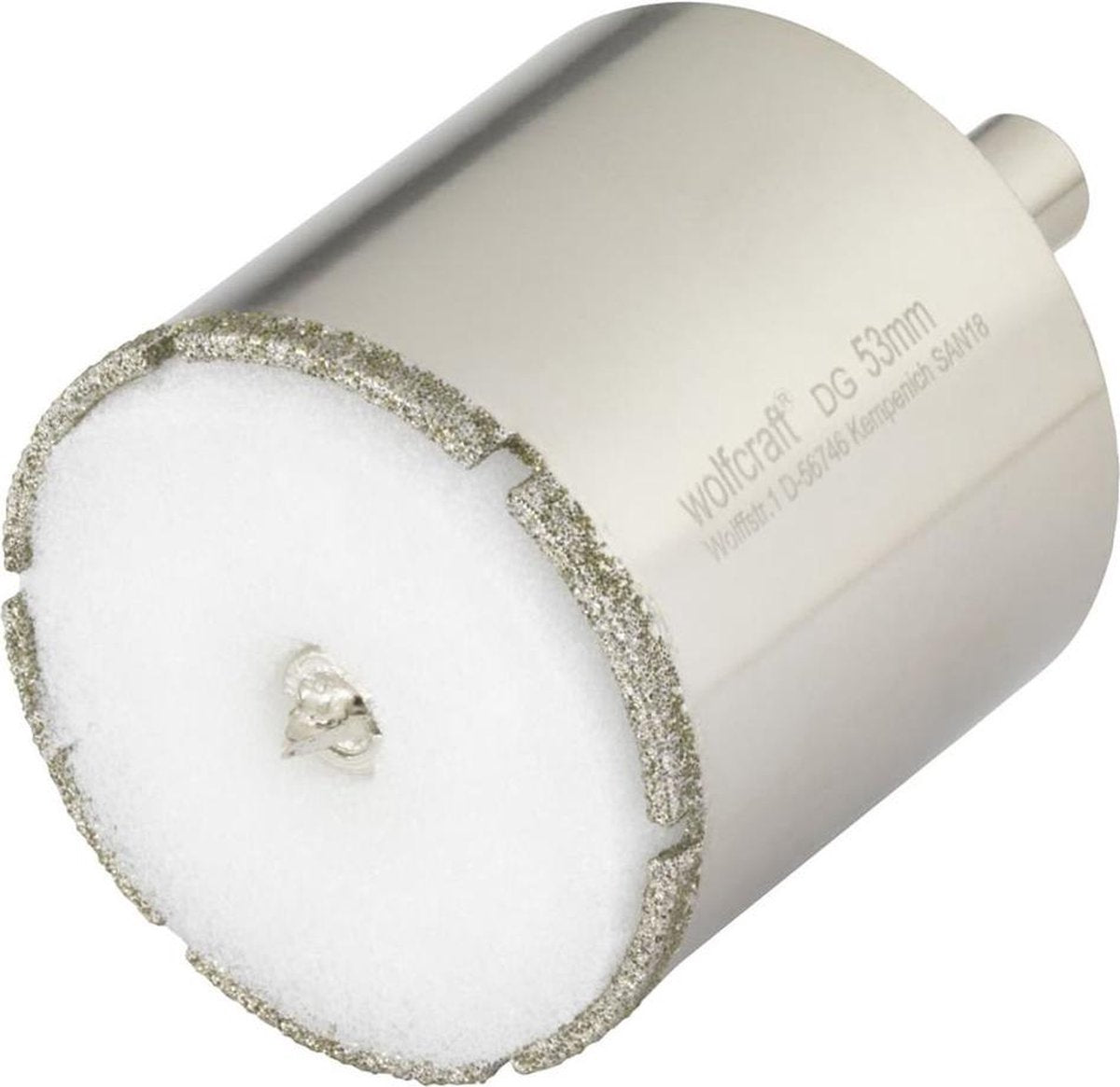 Wolfcraft – Fliesenbohrer 53 mm – Diamant-Lochsäge – Diamantbohrer 53 mm – 5929000