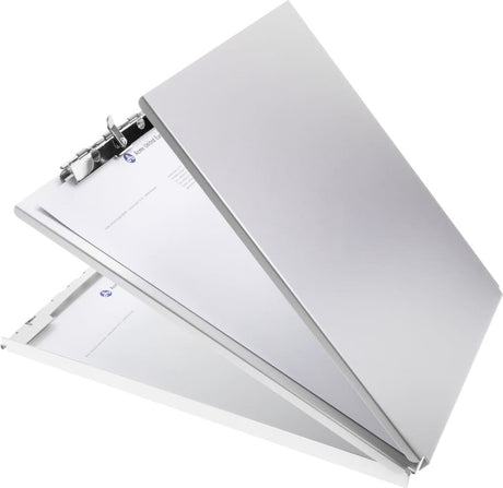 Westcott Klemmbrett – mit Ablagefach – Aluminium – A4 – AC-E17002