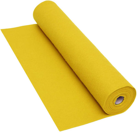 Colorationen – gelbe Filzrolle – 160 g/m², 5 m x 45 cm