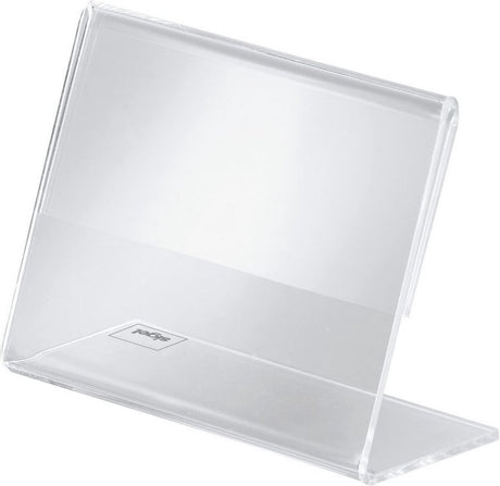 Sigel Infostandard – Preisstandard – Kartenhalter – 90 x 60 mm – transparentes Acryl – 10 Stück – si-pa107