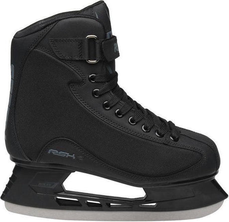 Roces – RSK 2 – Eishockey-Schlittschuhe – Schlittschuhe Herren – Schwarz – stabile Konstruktion aus Edelstahl und Eisen – Größe EU 46