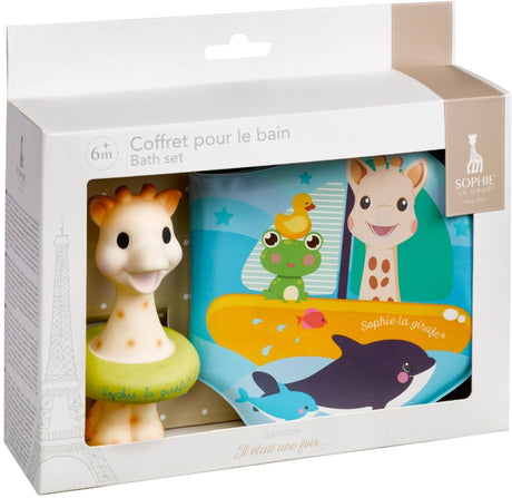 Sophie de giraf splash smile badset - badspeeltje badboekje - badspeelgoed baby - cadeauset - vanaf 6 maanden
