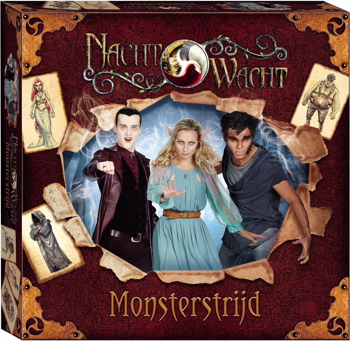 Brettspiel „Nachtwache“ – Monsterkampf – 1 bis 3 Spieler