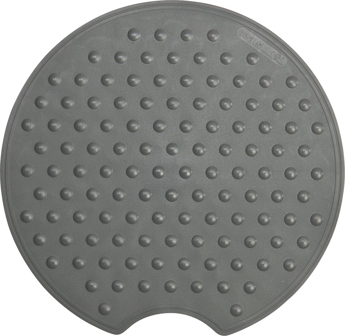 Sealskin rotondo - antislipmat - 55 cm - rubber - antraciet