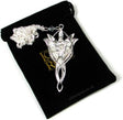 The noble collection lord of the rings pendant arwen´s evenstar (silver plated)