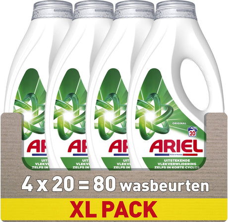 Ariel Flüssigwaschmittel Original – 4 x 20 Wäschen
