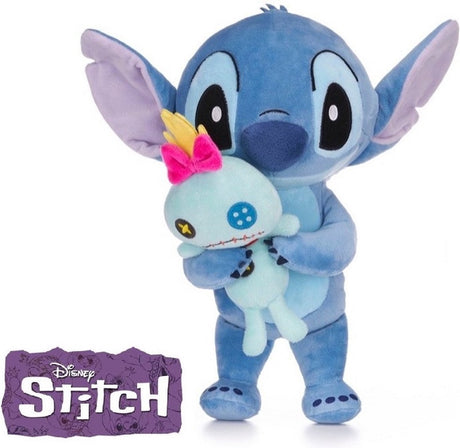 Disney lilo stitch pluche knuffel stitch + scrump 30cm