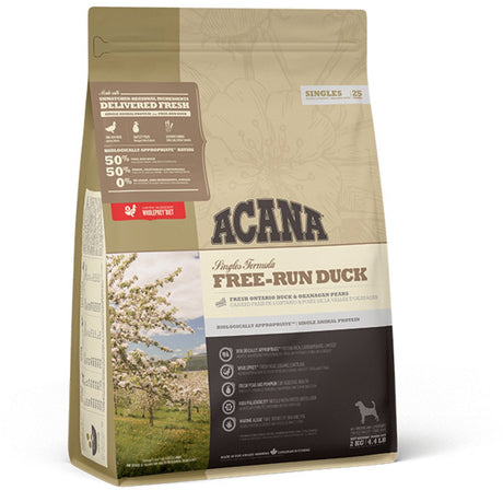 Acana Singles Freilaufente Topinambur - Hundefutter - 2 kg