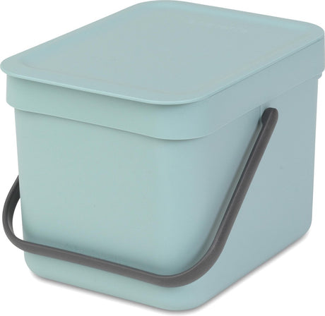 Brabantia Sort Go Abfallbehälter – 6 Liter – Minze