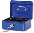 Maul geldkist muntinworp munteninzet 10.5 x 12.5 x 6.1 cm blauw