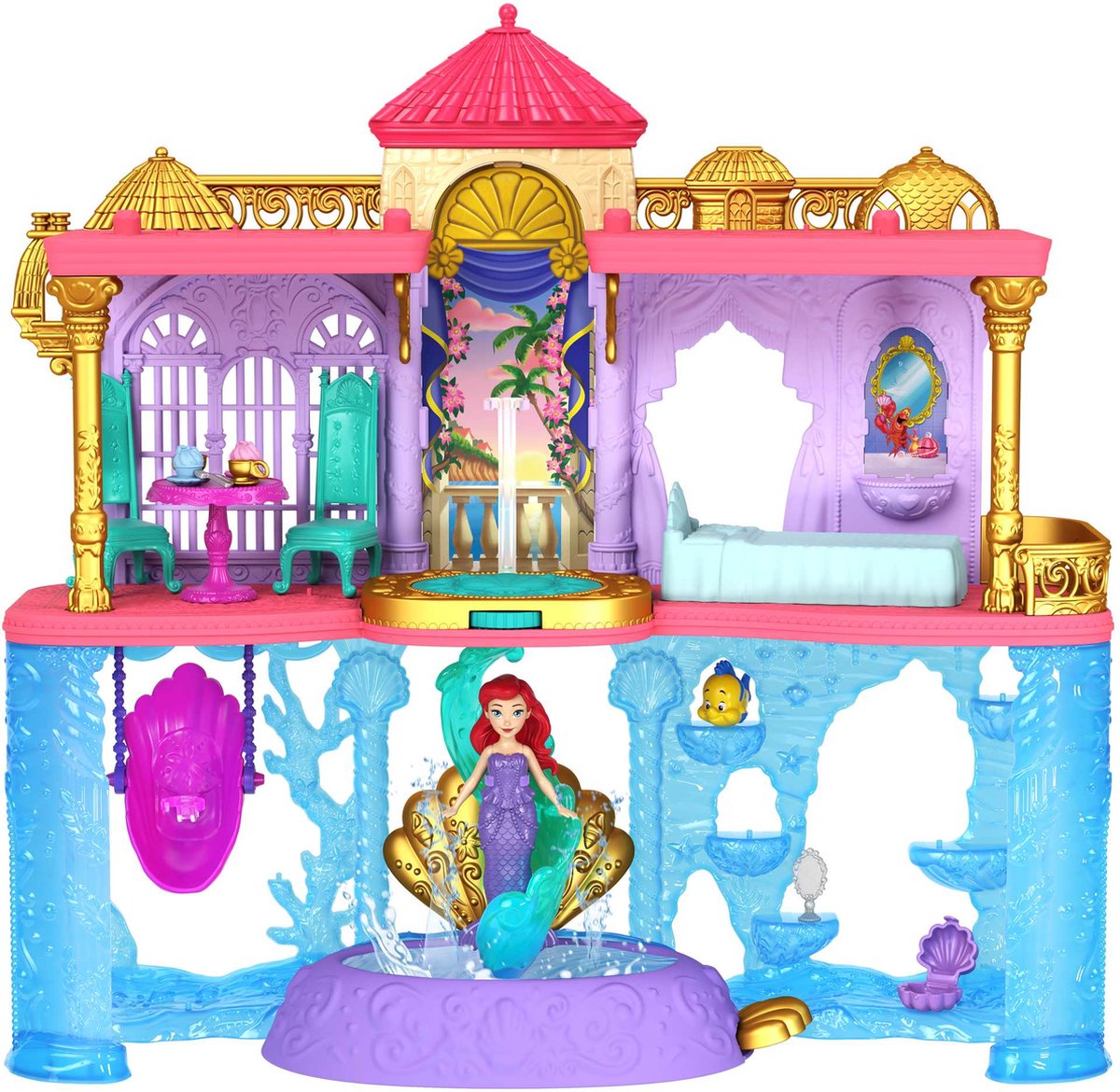 Mattel Disney Princess Artiels Land and Sea Castle Puppenhaus