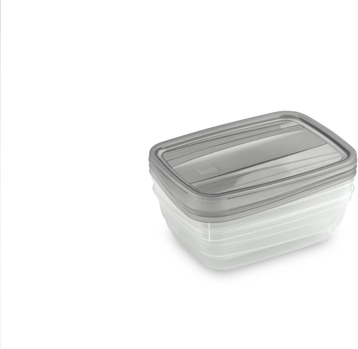 Curver Vedo Lebensmittelbehälter-Set 3x1l - 19,5x14x6 cm - transparent