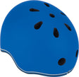 Globber kinderhelm - go up - blauw - verstelbaar 45-51cm - met verlichting - sterke polycarbonaat buitenschaal one size
