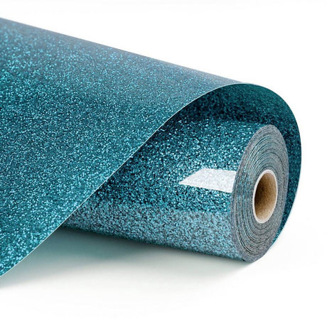 Loklik • flexible Glitzerfolie hellblau 30,5x90cm