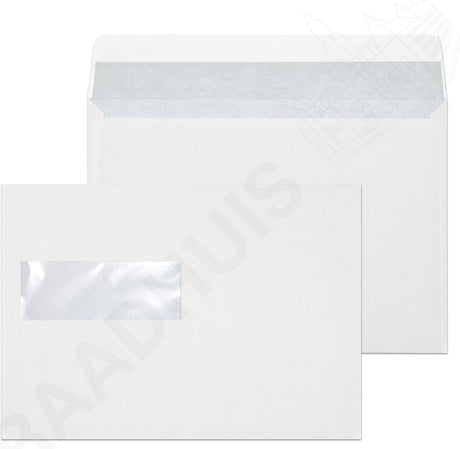 Rathaus-Service-Umschlag – 156 x 220 mm – EA 5 – Fenster links – mit Klebestreifen – weiß – 500 Stück – rd-202540