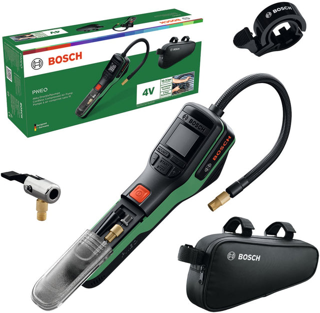 Bosch – pneo (easypump) – draadloze luchtpomp – presta – 10,3 bar - met fietstas