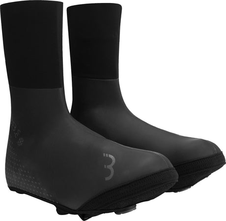 Bbb cycling ultrawear zipperless fiets overschoenen waterdicht - overschoenen wielrennen en mountainbike - thermo - zwart - maat 47 48 - bws-25