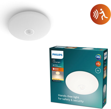 Philips led philips mauve plafondlamp - rond - groot - met sensor